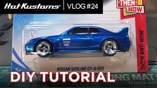 How to Custom Paint Spectraflame and Recard Hot Wheels Skyline R33 | DIY Tutorial