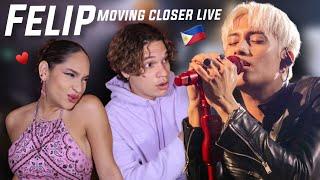 Waleska & Efra react to SB19's Felip 'Moving Closer' Live for the first time