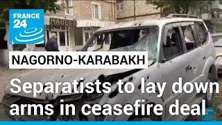 Azerbaijan halts military action in Karabakh after Armenian separatists surrender • FRANCE 24