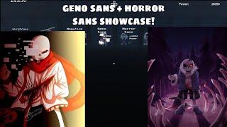 Geno Sans + Horror Sans Showcase! (Sans Alternative Battles)