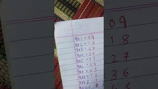 trick of table of 9  #satisfying #10ksubscribers #10million ️plz like & subscribe it #100k ️