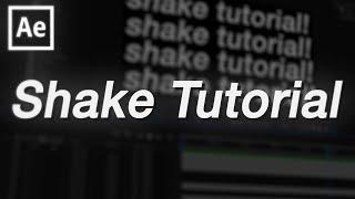 Shake Tutorial (Colorama/Colorful) | After Effects