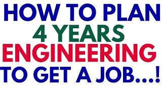 How To Plan 4 Year Engineering Life  To get Job / KCET ENGINEERING /kcet counselling 2023