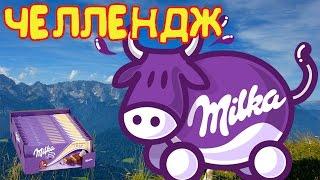 БРОСАЕМ ВЫЗОВ! МИЛКА ЧЕЛЛЕНДЖ! MILKA CHALLENGE! Угадай вкус шоколадки!