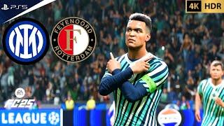 FC 25 - Inter Milan vs Feyenoord | UEFA Champions League 24/25 | R16 | 2nd Leg | PS5™[4K60]