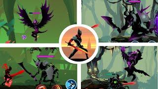 Shadow Fighter All Bosses Defeat With Best Skills!!!