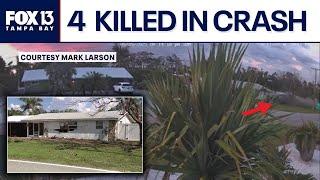 Car crashes into Florida home, leaving 4 dead