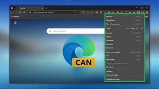 Microsoft Edge's Ellipsis Menu Redesigned: No Icons & More Compact!