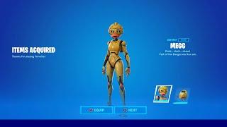 How To Get New Megg Skin In Fortnite! (Unlock Megg Skin!) New Danger Dux Bundle!