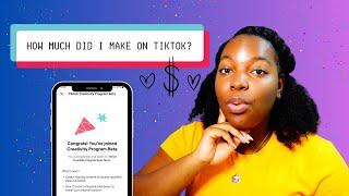 What I Made 1st Month Being Monetized On TikTok