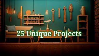 25 Unique Woodworking Projects For Beginners