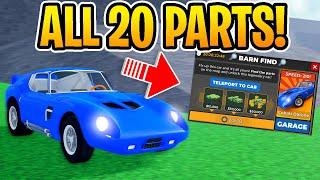 ALL 20 CAR PART BARN HUNT LOCATION IN CAR DEALERSHIP TYCOON! (FAST GUIDE)