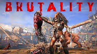 MKXL All The Predator Brutalities, Fatalities, X-Ray & Ending