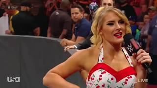 Lacey Evans vs Natalya Last Woman Standing Match WWE Raw Oct 7th 2019 Part 1