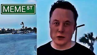 Elon Musk Renames Street to "Meme Street," Proving Once Again He’s the Ultimate Memelord