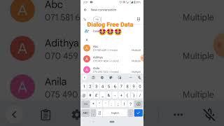 how to get free data to dialog SIM #freedata #dialog