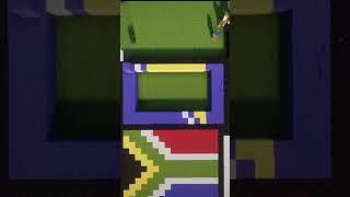 Bosnia flag in Minecraft! What flag next? #minecraft #minecraftbuilding #memes #funny #gaming #art