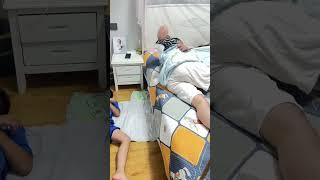 The son wanted to test his father, but the result made him feel disappointed.