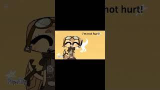 its no big deal! im not hurt! // id: silly sk animation #dandysworld #shelly#trend#flipaclip#shorts