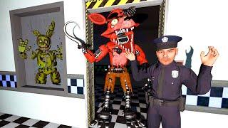 ANIMATRONICS SCARE THE SECURITY GUARD FNAF COOP Garry's Mod