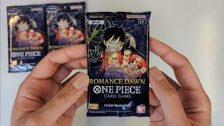 One Piece Card Game Romance Dawn Booster Packs (2024) ASMR