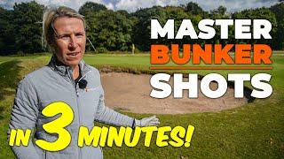 NAIL greenside bunker shots - IN 3 MINUTES! | HowDidiDo Academy