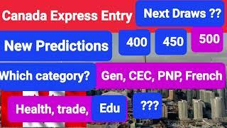 Express Entry Canada II Canada latest express entry  Draw II Next cut off score ? IRCC II