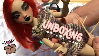 BJD Unboxing - Pidgin Doll @PidginDoll - Bonus dolly dress up with her - ball jointed doll