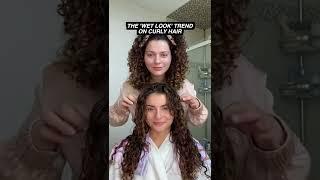 HOW TO EASILY ACHIEVE THE "WET LOOK" ON CURLY HAIR