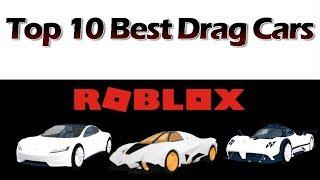 TOP 10 BEST DRAG CARS IN VEHICLE SIMULATOR (Roblox)