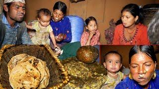 dharme brother family almost together during rice time || Village family || Rural Nepal ||