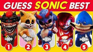 Guess The Sonic Demons the Hedgehog 3 Characters by Voice  Sonic the Hedgehog 3 Movie Quiz