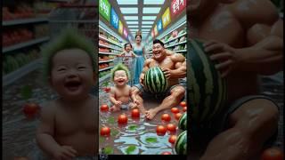 ️ Evolution of baby: sumo family in mud Nastya Milky  #cat #cute #love #shorts