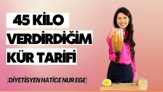 45 KİLO VERDİRDİĞİM DANIŞANIMA UYGULADIĞIM TARİF | Diyetisyen Hatice Nur EGE