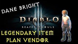 How To Find Dane Bright | Diablo 3: Reaper of Souls (Sells ALL Craftable Legendary Plans)