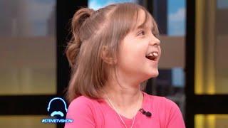 Smart 9-Year-Old Girl with a Fascination for Bugs!  IISteve Harvey