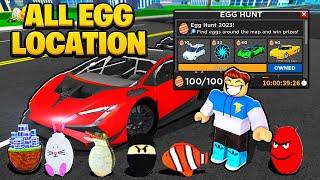 ALL 100 EGG LOCATIONS IN CAR DEALERSHIP TYCOON! (2023 EGG HUNT UPDATE)  *EASY GUIDE*