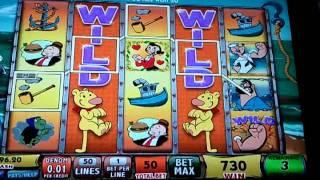 NEW Popeye slot machine bonus game Lightning Gaming