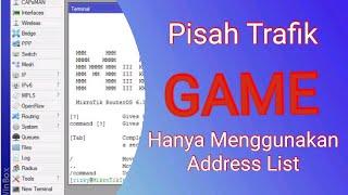 setting mikrotik Dan Pisah Trafik Di Mikrotik Hanya menggunakan address list (part1)