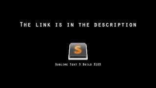 Sublime Text 3 Build 3103 Crack