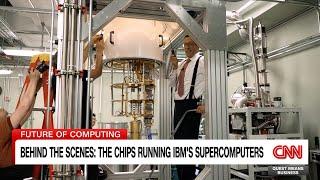 Richard Quest Helps Put Together an IBM Dilution Refrigerator