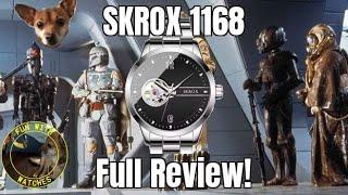 SKROX 1168 Open Heart Automatic Watch Review!