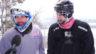 Sladjan först att testa Red Bull Crashed Ice i Åre