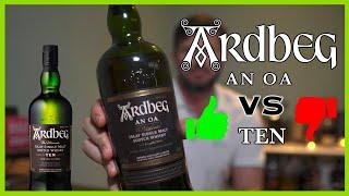 Ardbeg An Oa Compared to Ardbeg 10 Single Malt Scotch Whisky Review -  Which one is the Best Ardbeg?