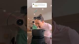 Cooking with your gf be like...