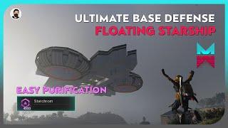 Creating FLOATING STARSHIP BASE in ONCE HUMAN! Easy Purify - Base Defense Tutorial