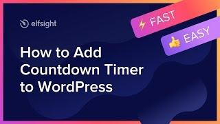 How to Add Countdown Timer to WordPress