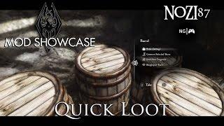 TESV - Skyrim Mod Showcase: Quick Loot by himika