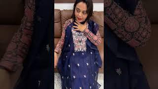Offer sales nylon organza unstitched salwar suits collections for booking visits