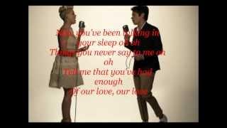 Pink ft Nate Ruess - Just Give Me A Reason Lyrics